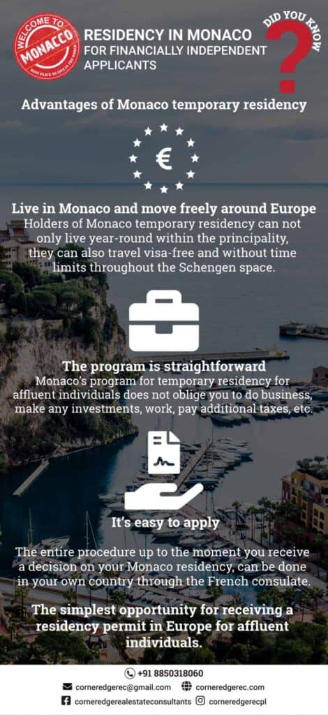 Monaco residency Advantages